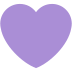 Purppura sydän 💜