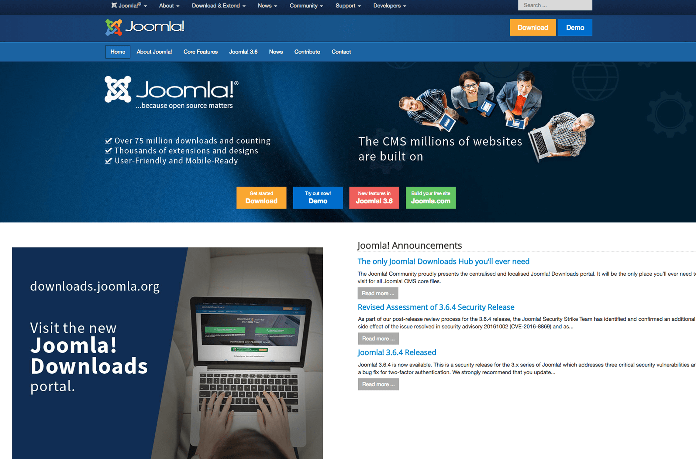 Joomla Screen Banner