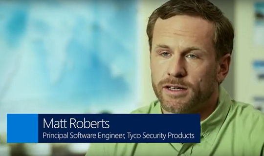 Photo of Matt Roberts, Principal Software Engineer, Tyco Security Products.