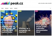 Začal vychádzať bezplatný on-line ekonomický magazín Peak.cz