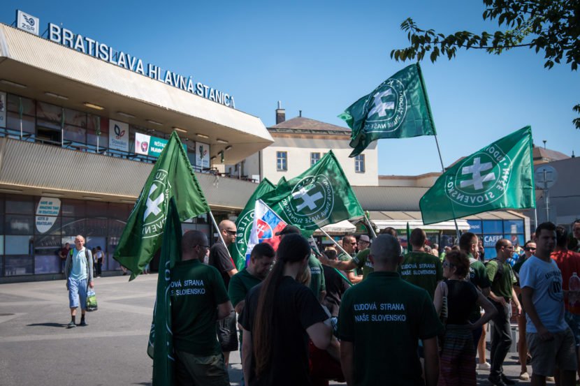 Na Kotlebovom proteste sa stretli desiatky ľudí: Urážlivý názov akcie