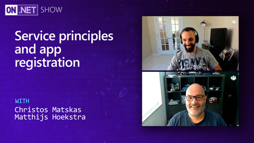 Service principles and app registration 
