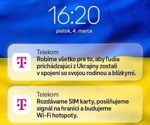 Telekom rozširuje pomoc pre utečencov z Ukrajiny