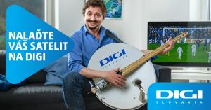 Nalaďte váš satelit na DIGI. Objavte DIGI televíznu ponuku (video)