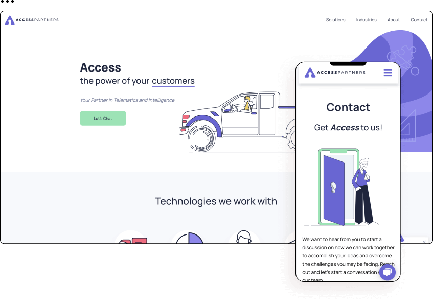 Access Partners by Design and Development Mind