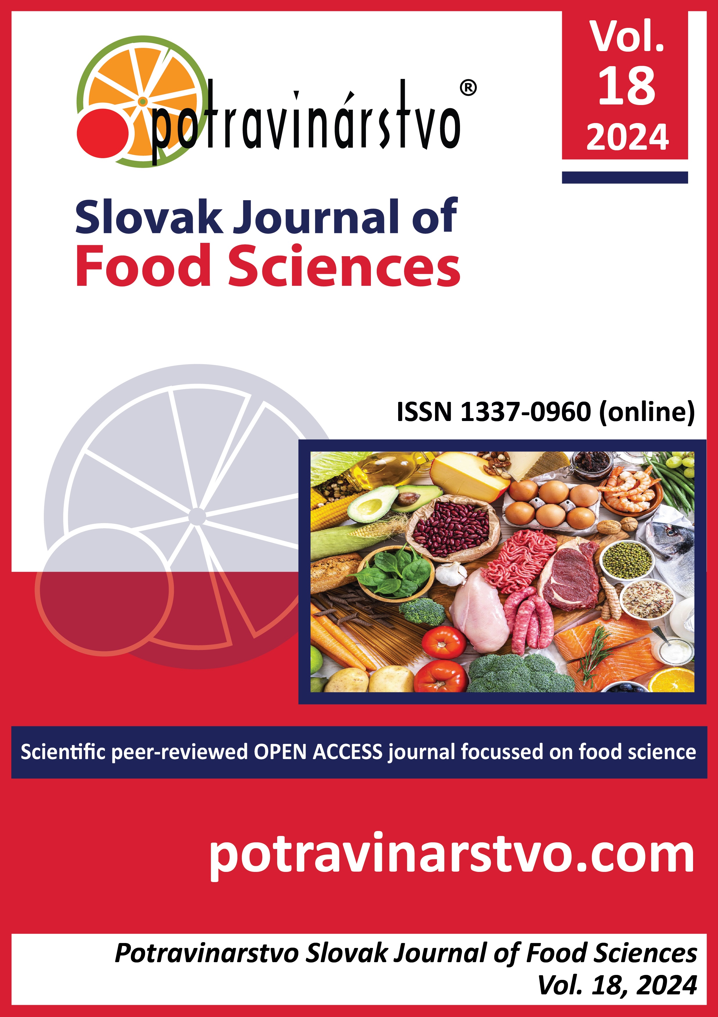 					View Vol. 18 (2024): Potravinarstvo Slovak Journal of Food Sciences
				